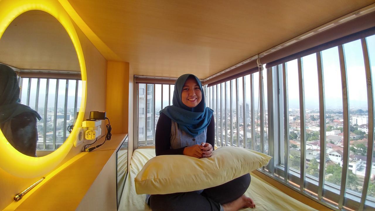 Inap At Capsule Hostel Bandung Kültér fotó