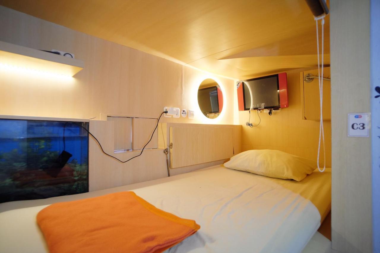 Inap At Capsule Hostel Bandung Kültér fotó